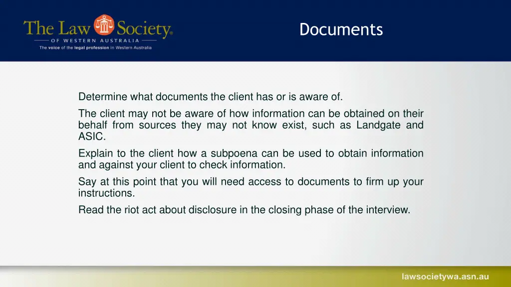 documents