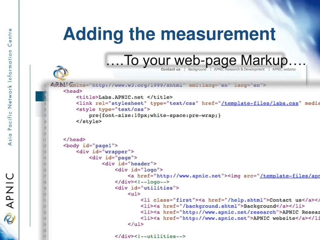 adding the measurement 2