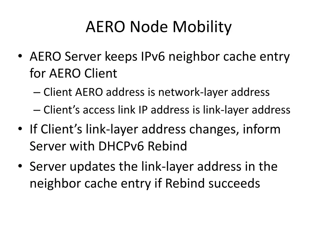 aero node mobility