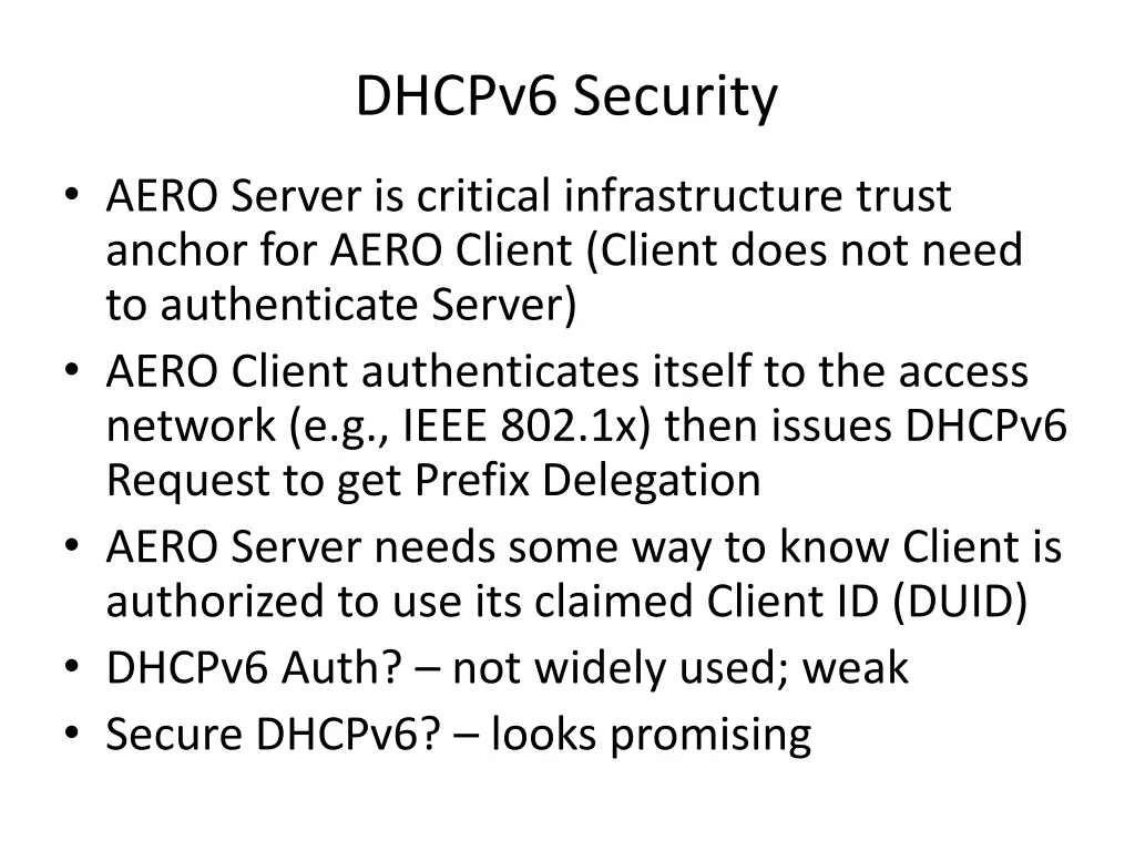 dhcpv6 security