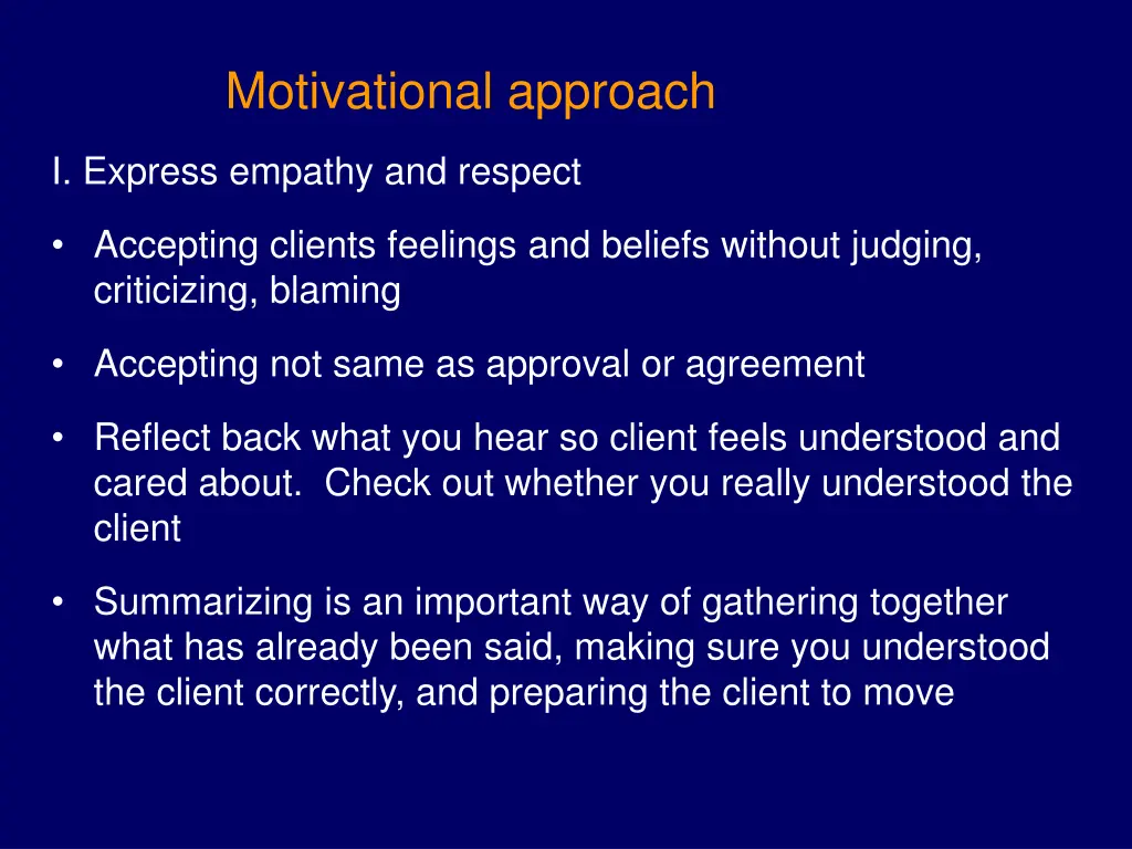 motivational approach 2