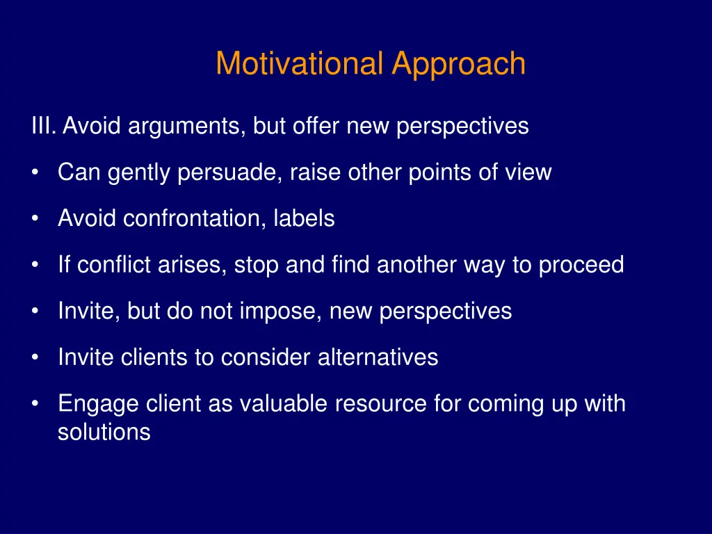 motivational approach 4