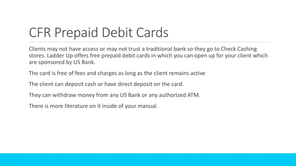 cfr prepaid debit cards