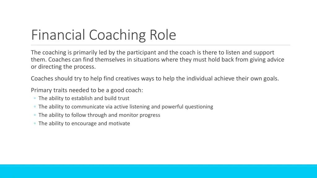 financial coaching role 1