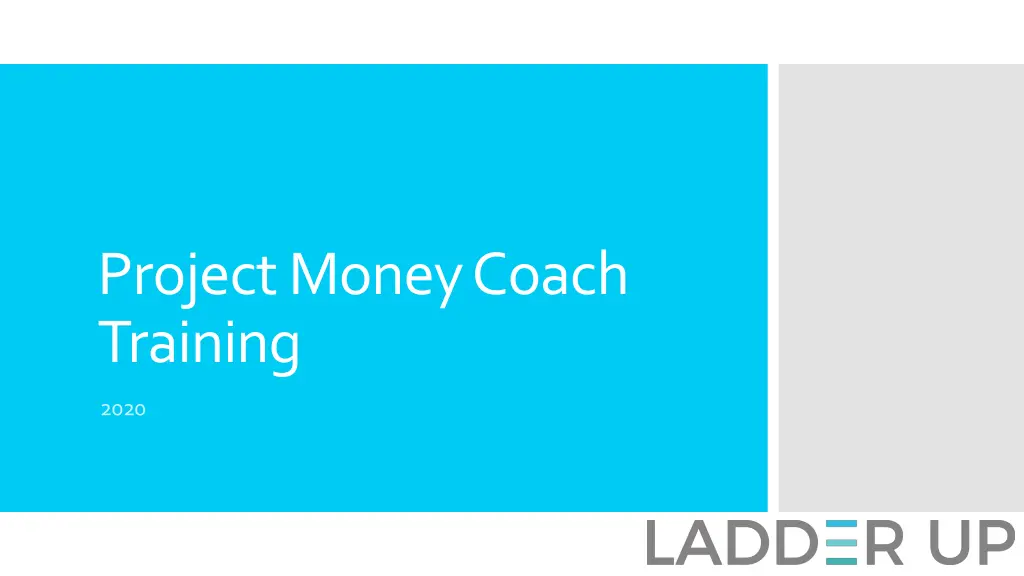 project money coach training