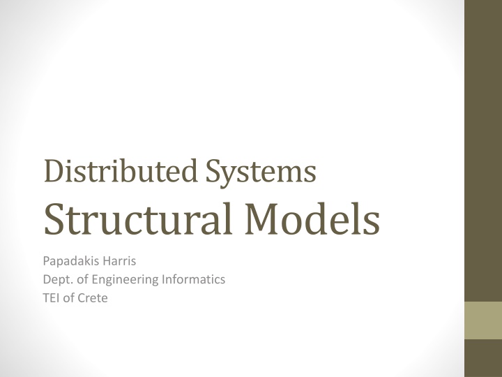 distributed systems structural models