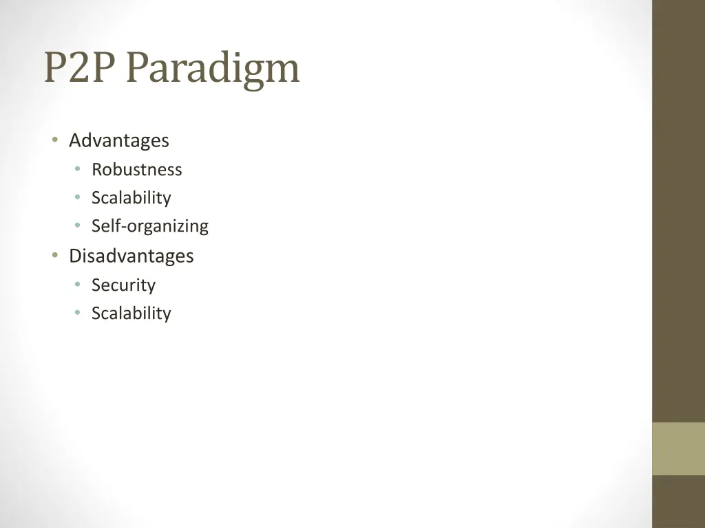 p2p paradigm 1