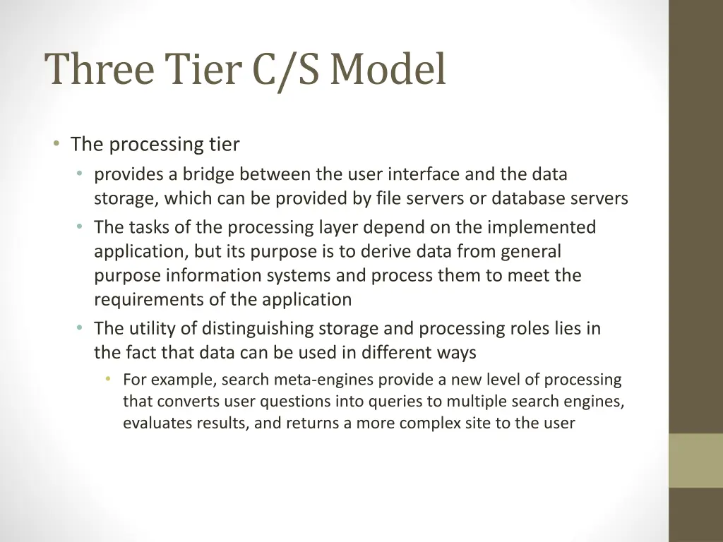 three tier c s model 2