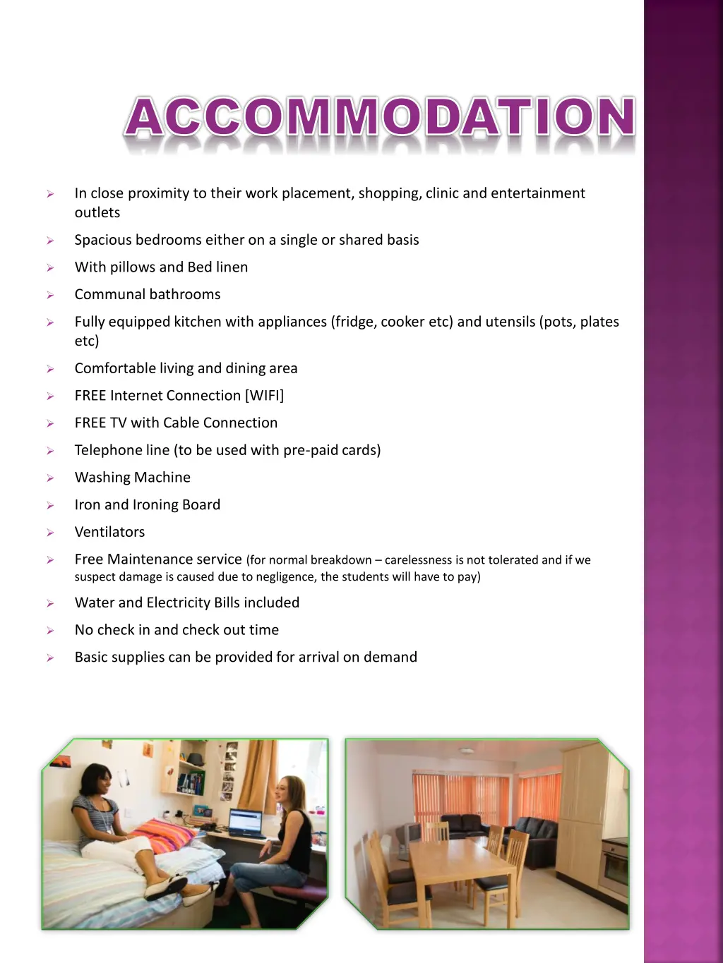 accommodation