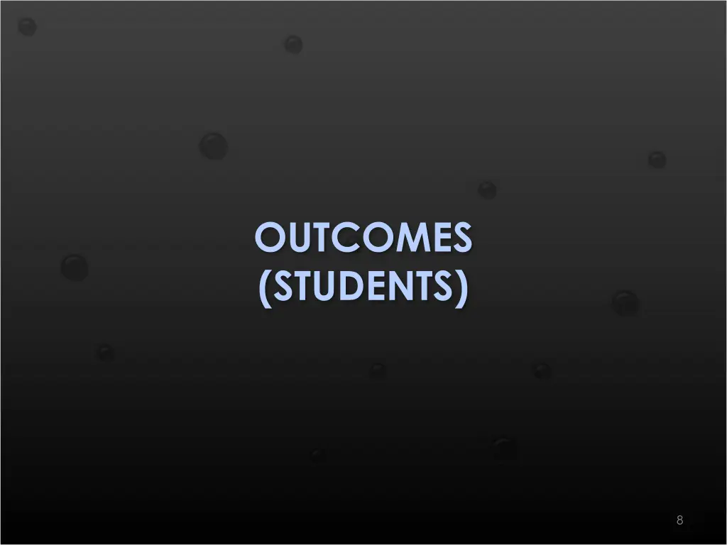 outcomes students