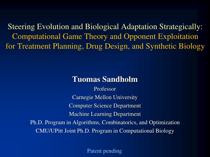 steering evolution and biological adaptation