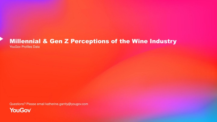 millennial gen z perceptions of the wine industry