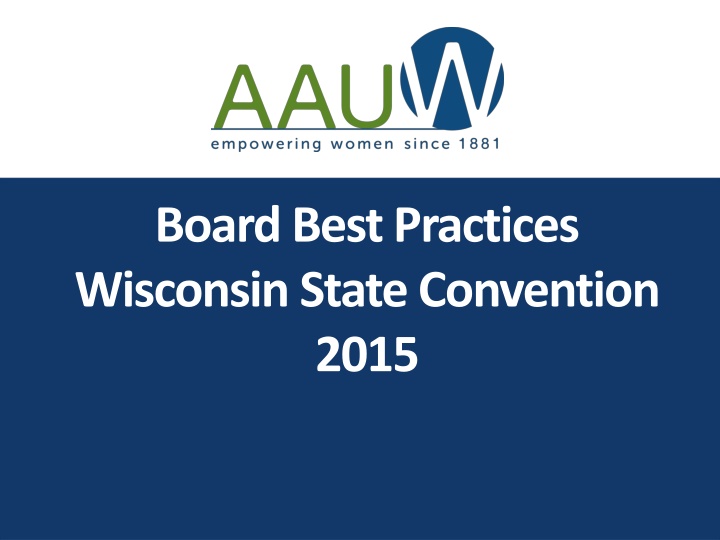 board best practices wisconsin state convention