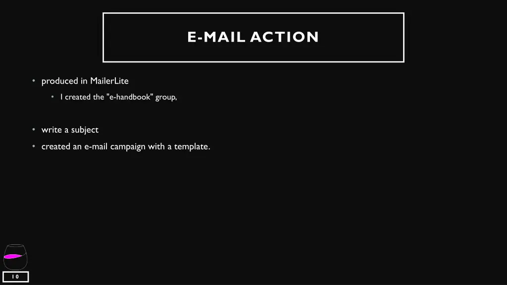 e mail action