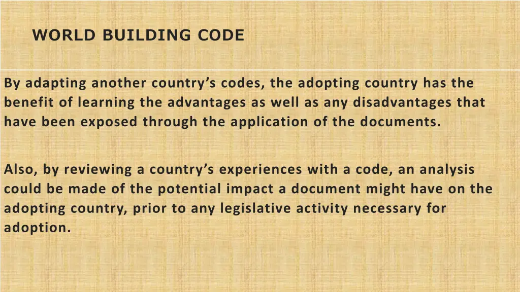 world building code 3