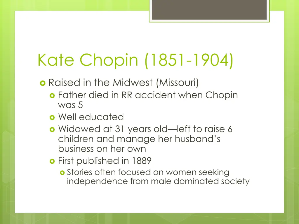 kate chopin 1851 1904