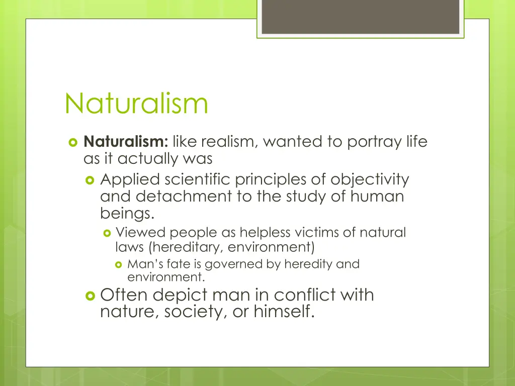 naturalism