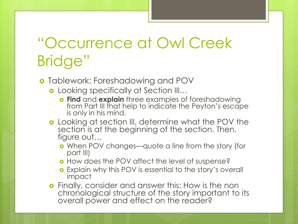 occurrence at owl creek bridge 2