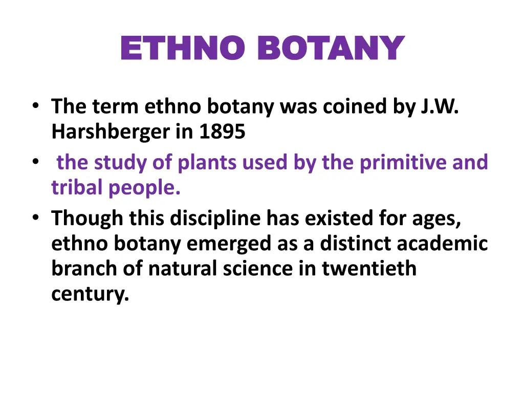 ethno botany ethno botany 1