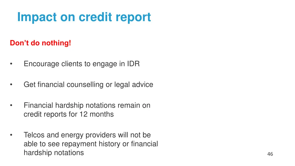 impact on credit report 2