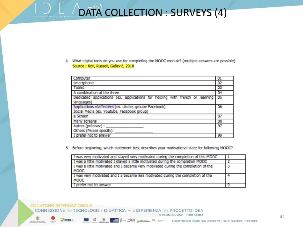 data collection surveys 4