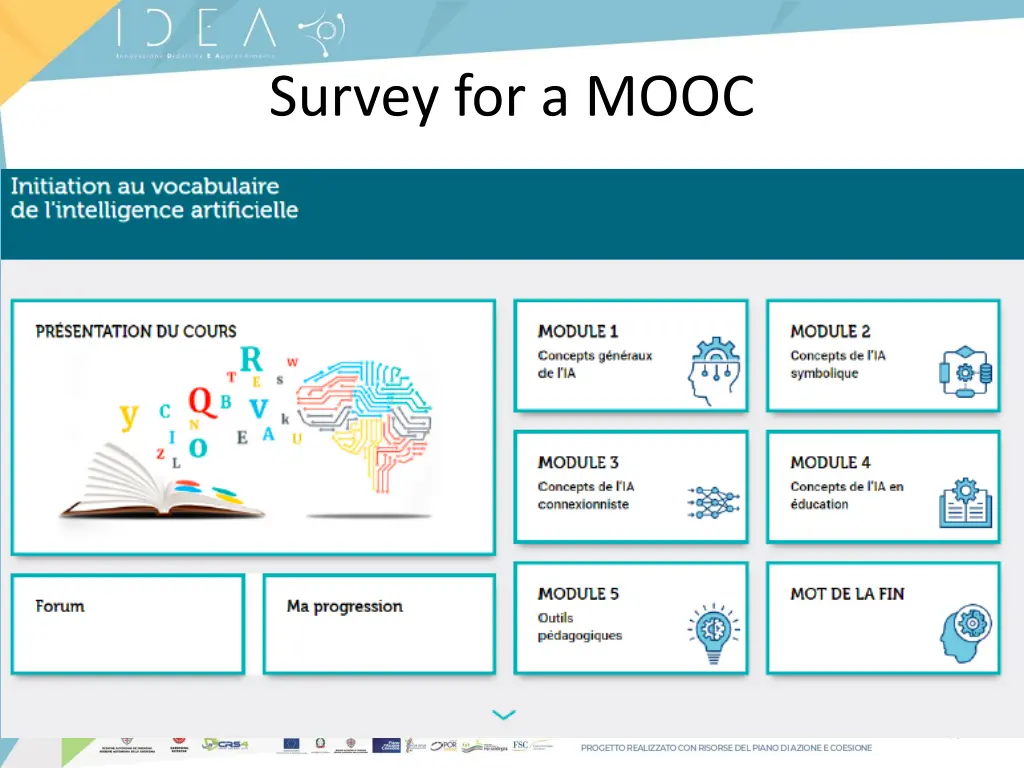 survey for a mooc