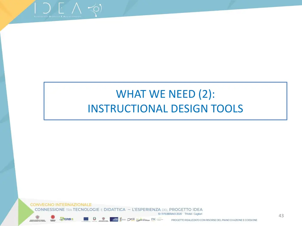 what we need 2 instructional design tools