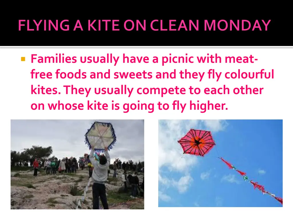 families usually have a picnic with meat free