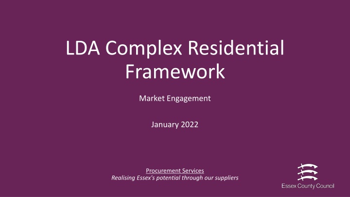 lda complex residential framework