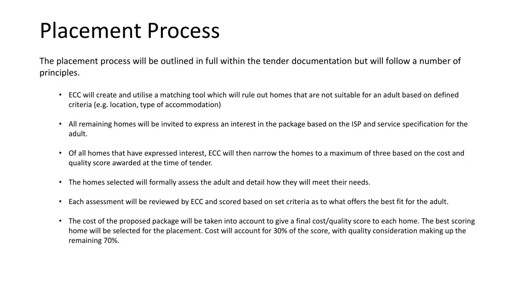 placement process 1