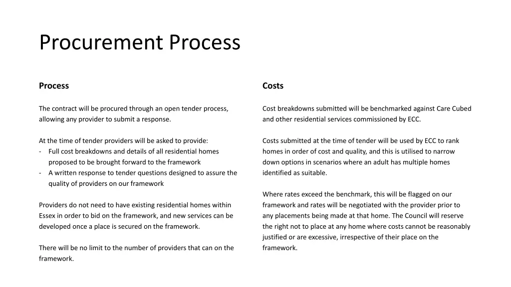 procurement process