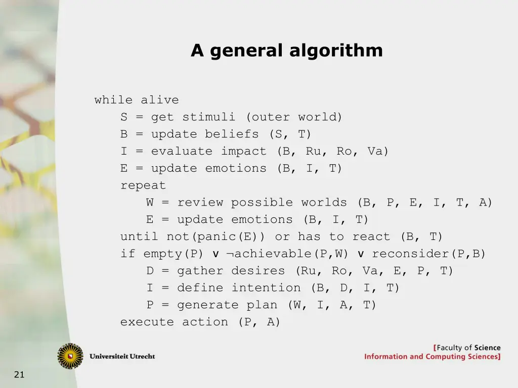 a general algorithm