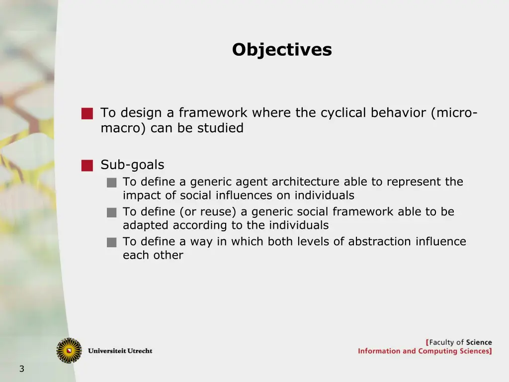 objectives