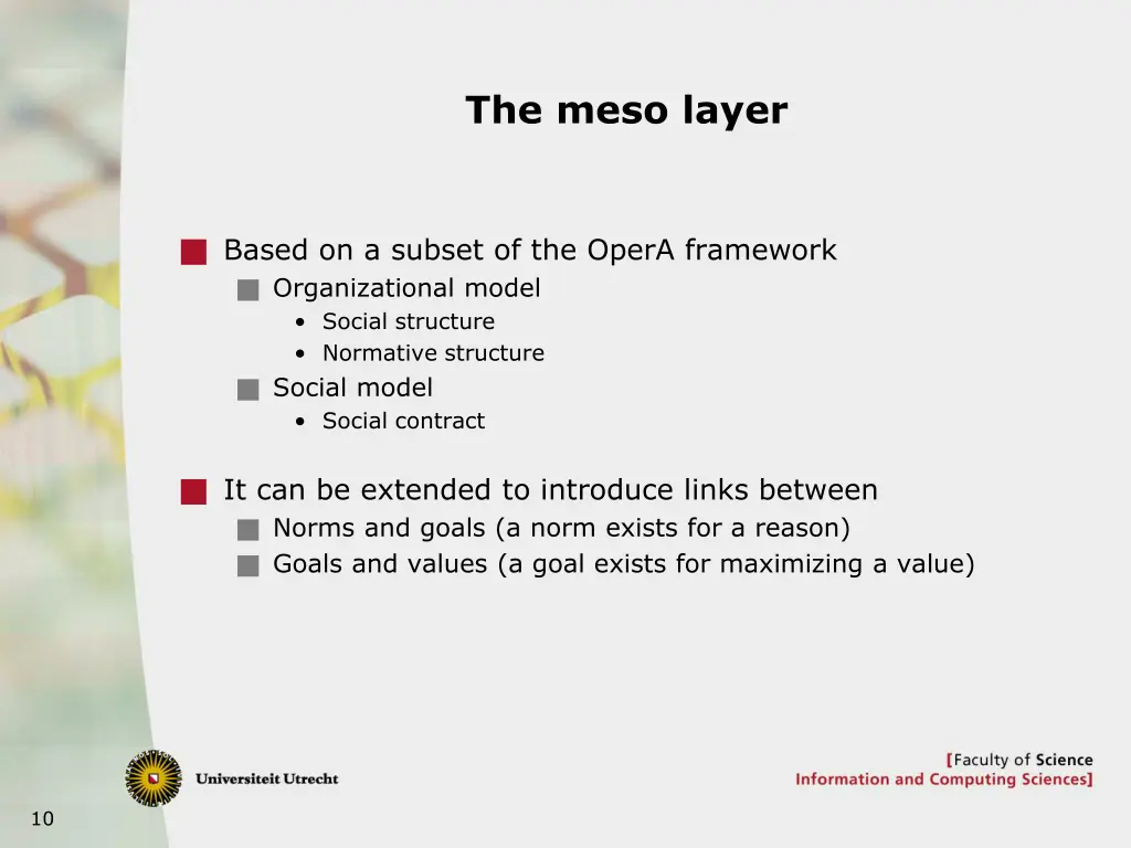 the meso layer