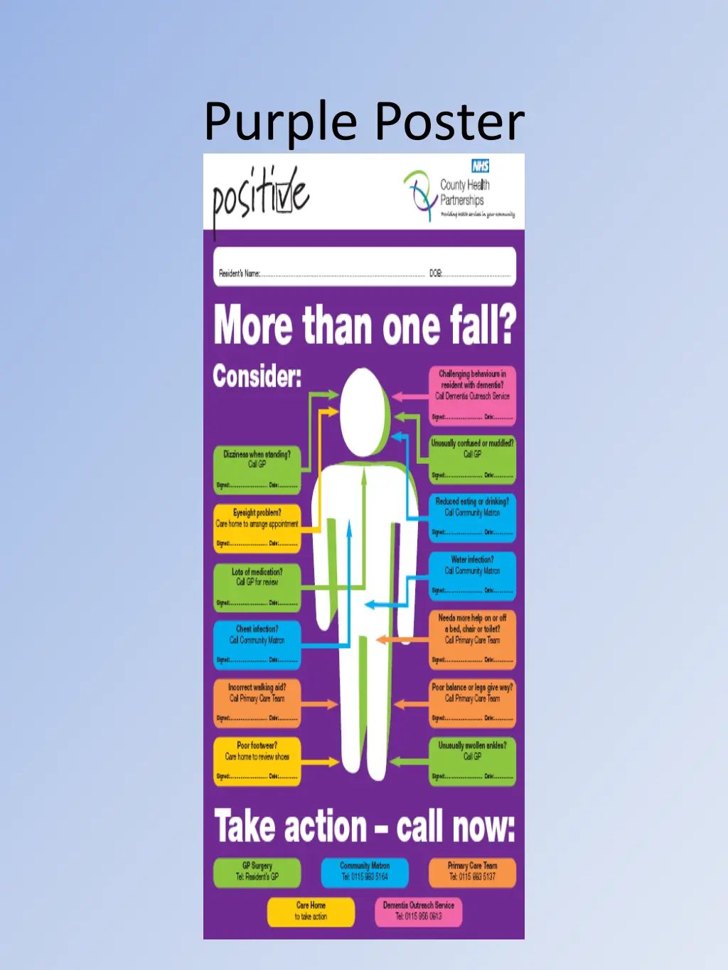 purple poster