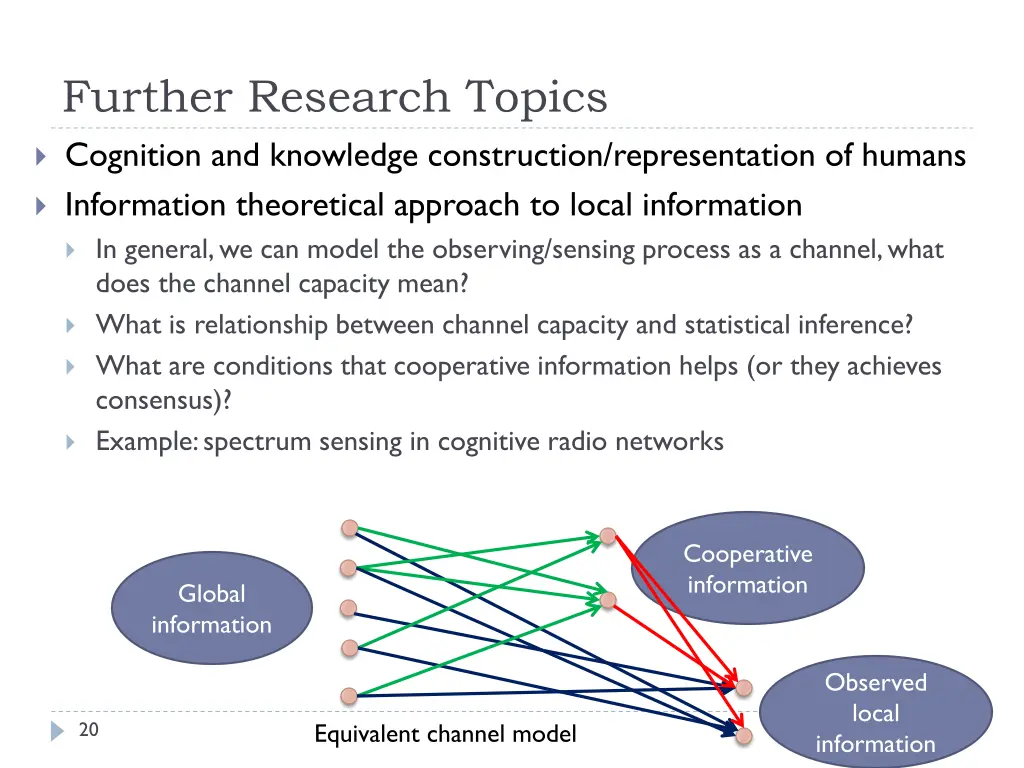 further research topics cognition and knowledge