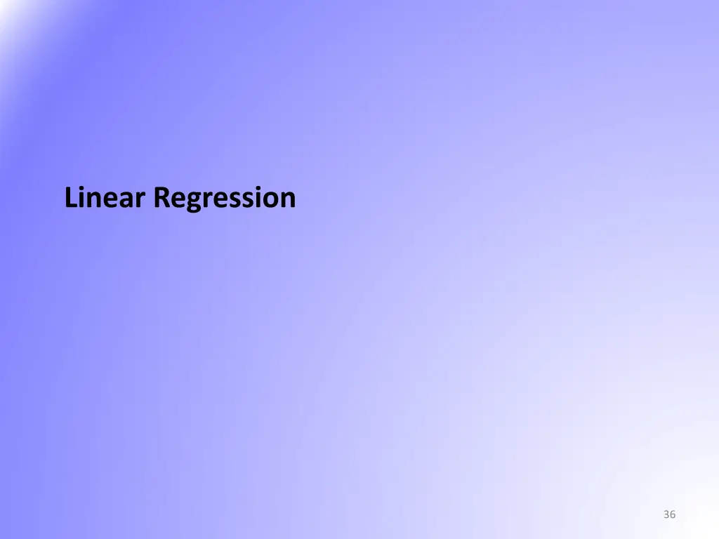 linear regression