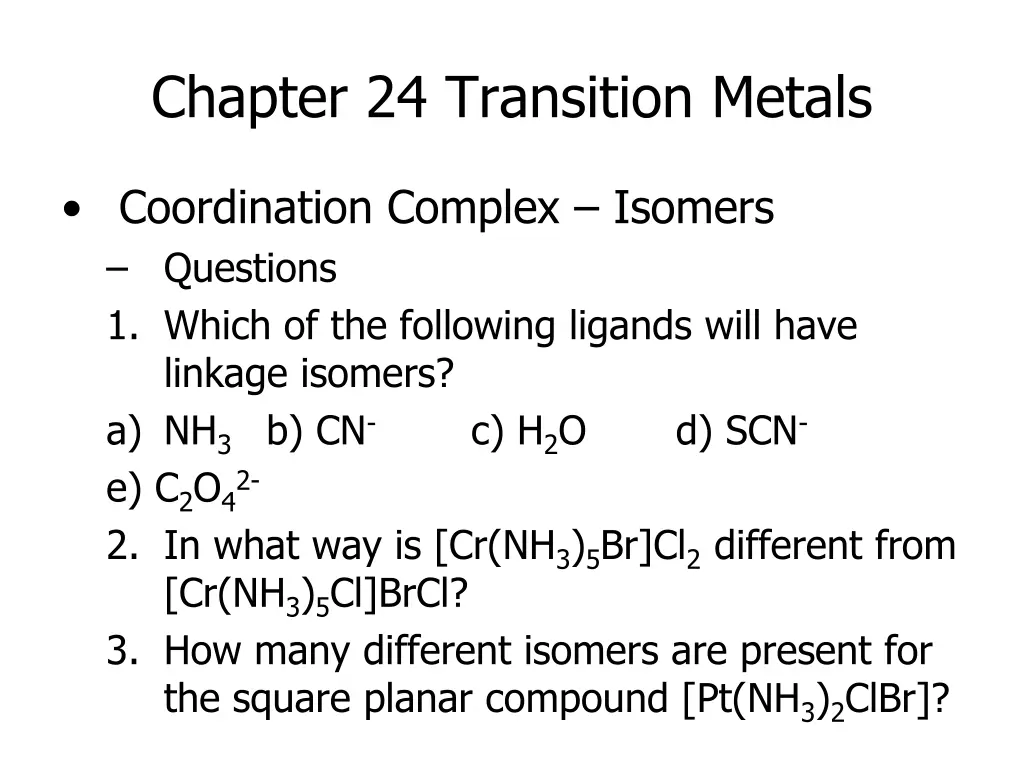 chapter 24 transition metals 17