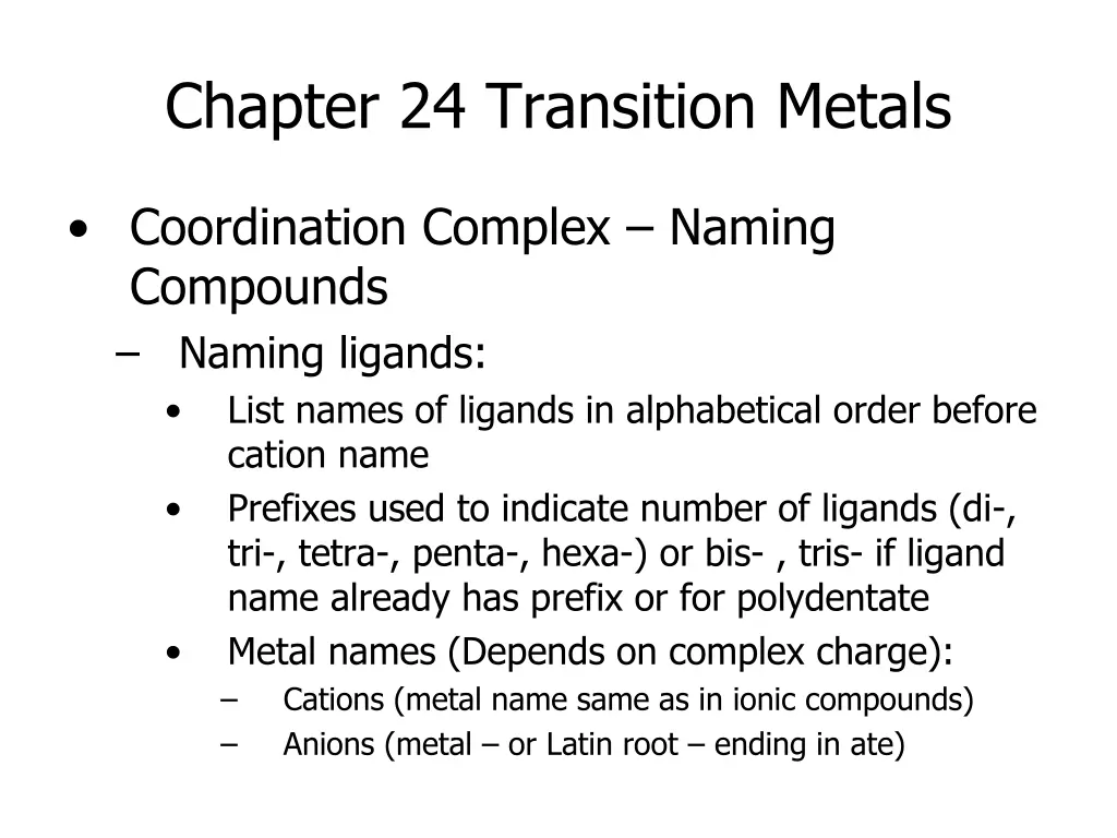 chapter 24 transition metals 8