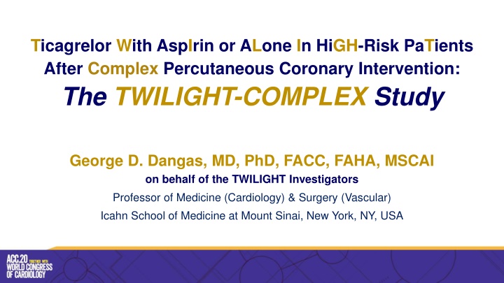 ticagrelor with aspirin or alone in high risk