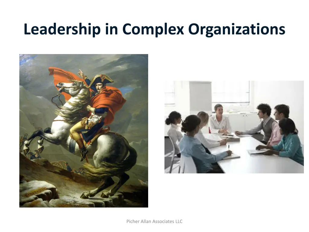 leadership in complex organizations