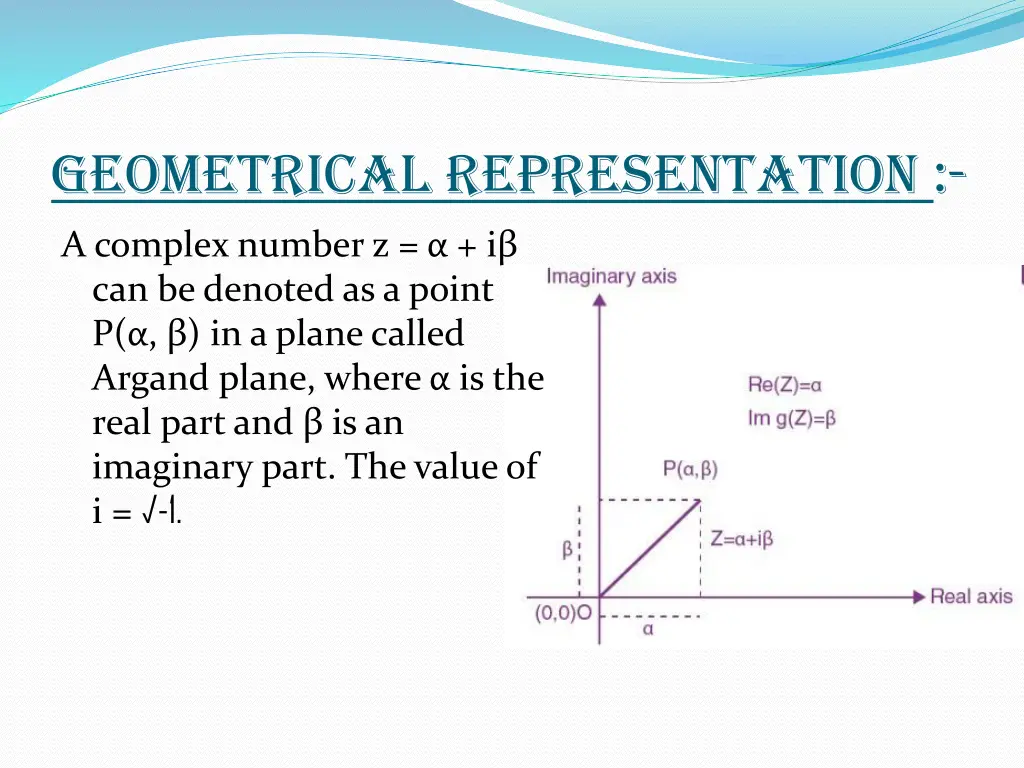 geometrical representation