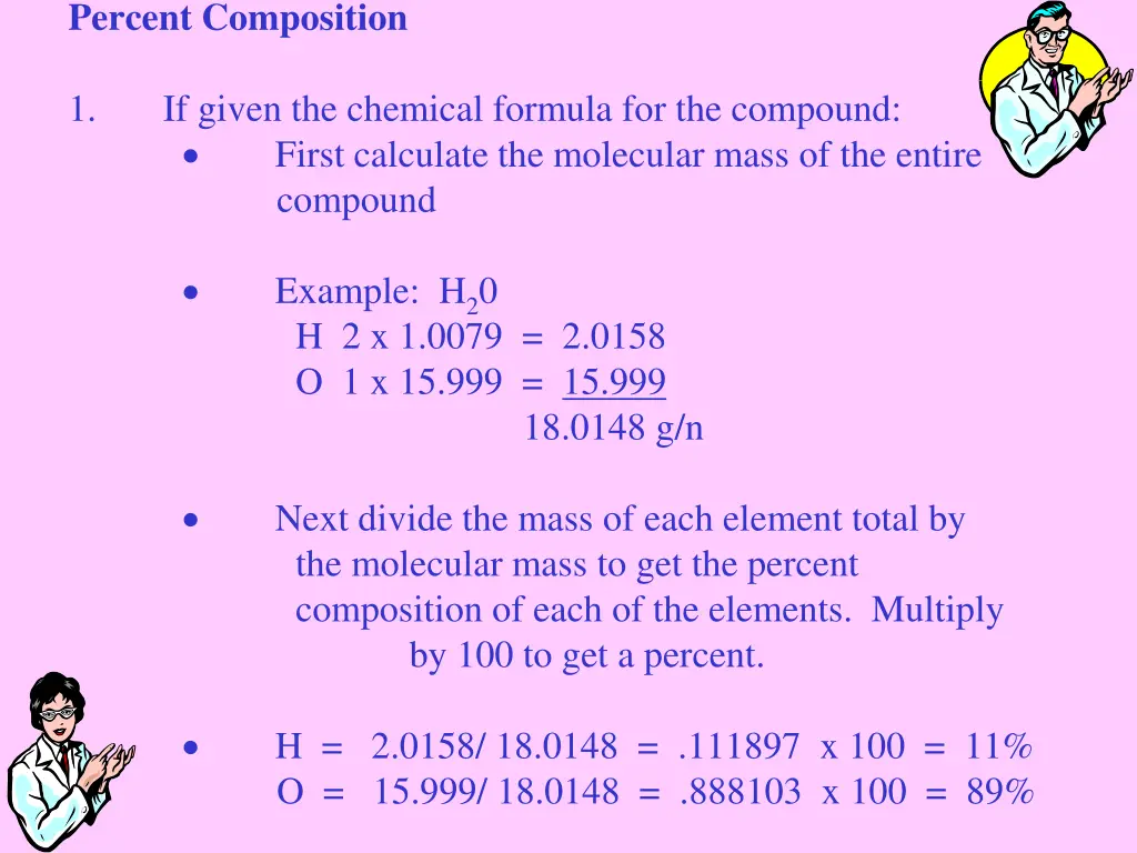 percent composition