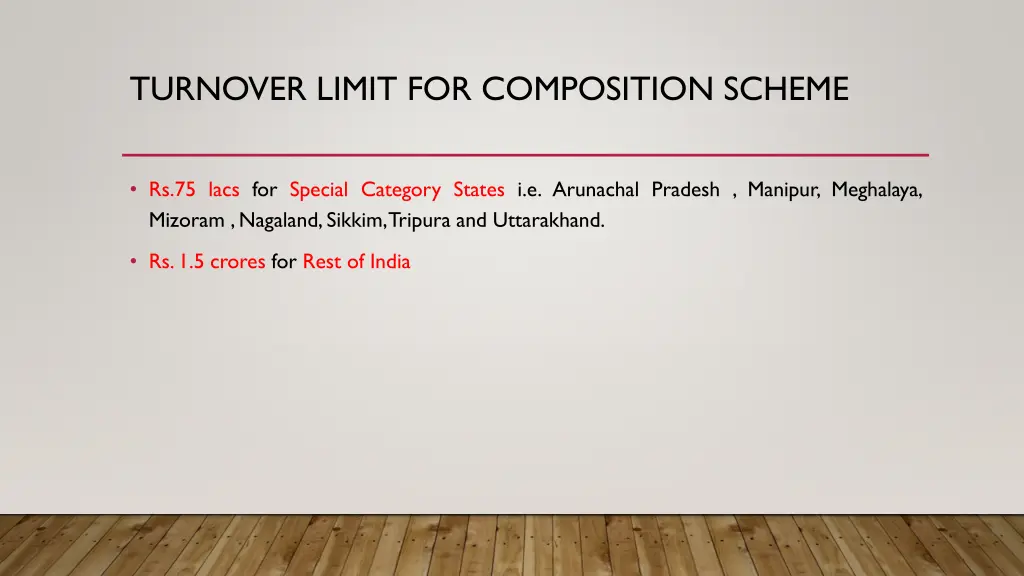 turnover limit for composition scheme