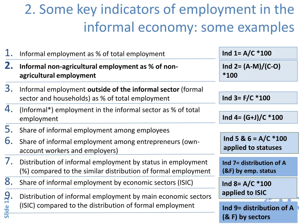 2 some key indicators of employment 1