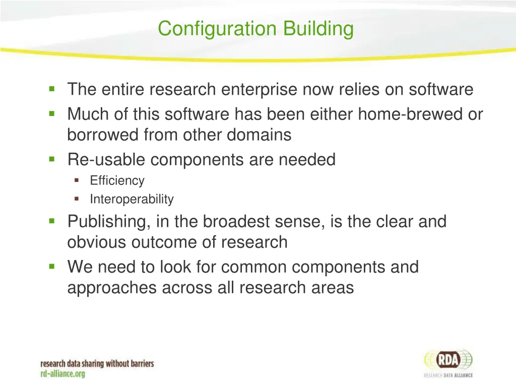 configuration building