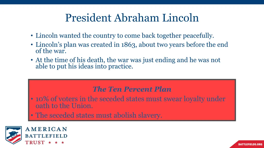 president abraham lincoln