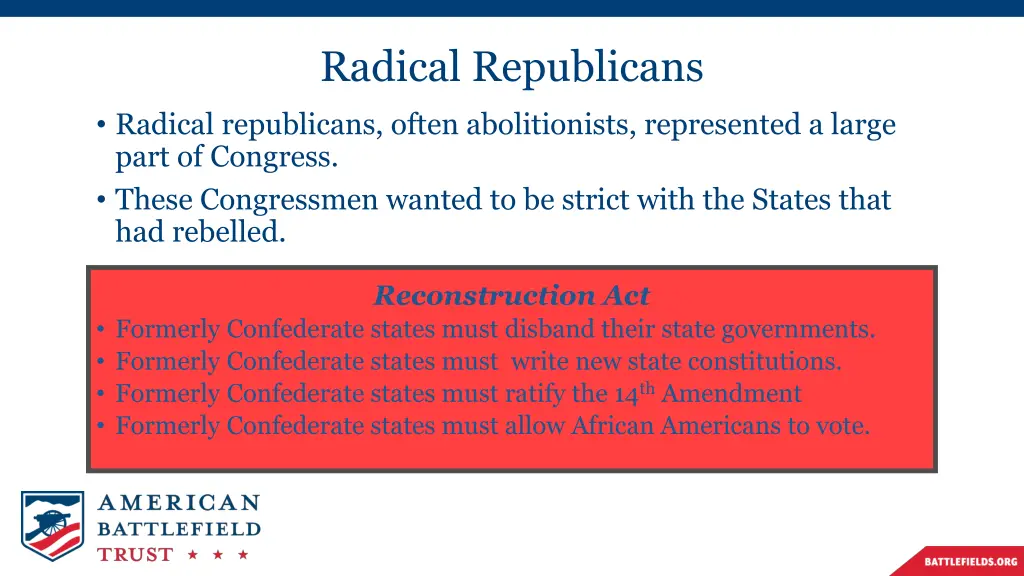 radical republicans