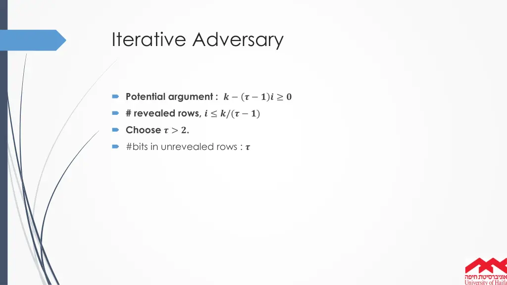 iterative adversary