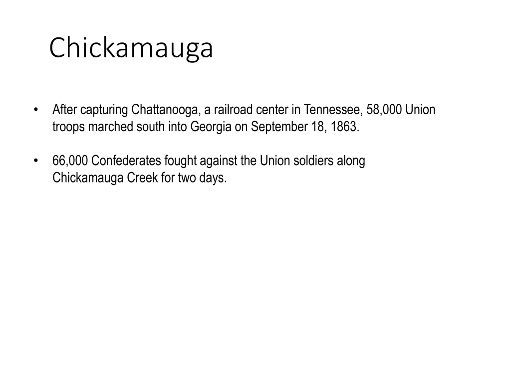 chickamauga